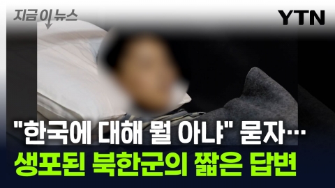 "한국에 대해 뭘 아냐" 묻자...생포된 북한군의 짧은 답변 [지금이뉴스]