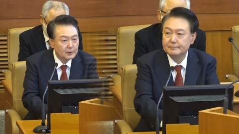 [On-site video +] Video of President Yoon's impeachment trial is released.