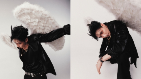 "All Black + White Wings." Eunhyuk's drastic transformation...Revealing the concept photo of the new album.