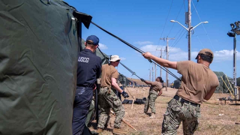 미국, 쿠바 관타나모에 다국적 갱단원 첫 구금