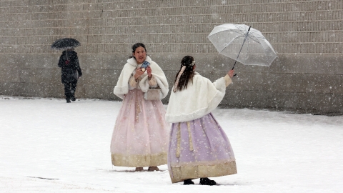 서울 대설주의보 발령...내일까지 전국에 많은 눈