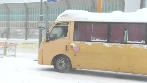 전북 6개 시·군 대설 경보…강풍 동반 눈보라