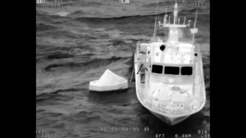 여수 해상 침몰 선박, 사고 지점 인근 수중 80m에서 발견