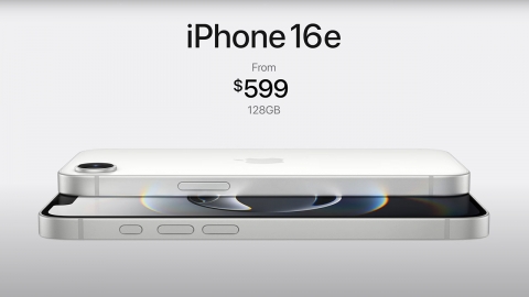 애플, 새 보급형 '아이폰 16e' 출시...가격 599달러