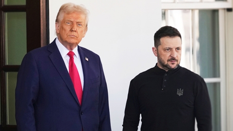  "트럼프, 우크라이나 군사지원 잠정 중단 명령"