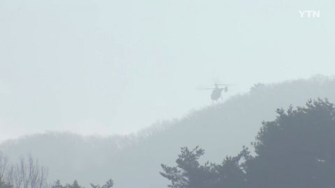 산청 산불 진화율 70%…헬기 42대 투입