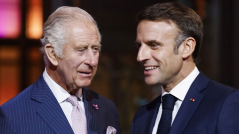 "마크롱, 트럼프보다 먼저 영국 국빈방문"...'방문 순서' 설왕설래