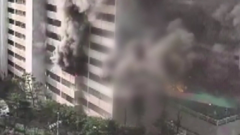  서울 관악구 봉천동 아파트에서 큰불...경찰 "방화 용의자 숨진 채 발견"