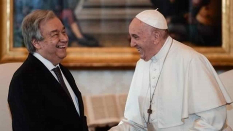 유엔 총장 "프란치스코 교황은 희망·겸허·인간애 전달자"