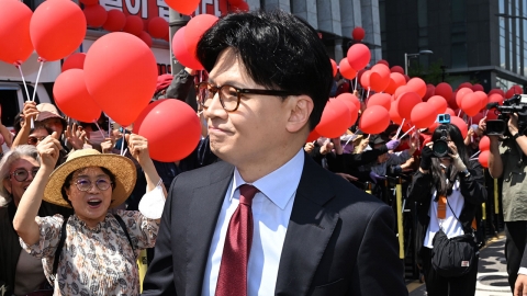  한동훈 "경선 승리 뒤 모든 사람과 함께...한덕수와 생각 같아"