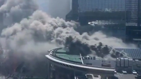  서울 삼성동 코엑스 화재..."음식점 화재로 추정"