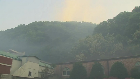 재발화 '대구 함지산 산불' 잔여 화선 모두 진화