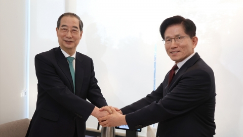  김문수-한덕수, 국회 사랑재서 2차 단일화 회동