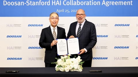 [기업] 두산 '피지컬 AI' 혁신 담당 'PAI 랩' 신설...미 스탠포드와 파트너십