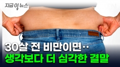 만 30세 되기 전 비만이면...충격적 조사 결과 [지금이뉴스] 