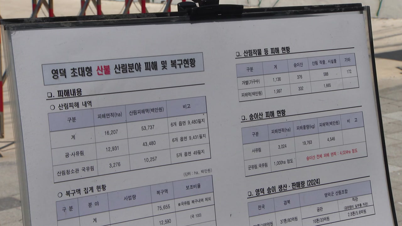 [경북] 경북 "장마 전에 산불 2차 피해 예방 응급 복구 완료"