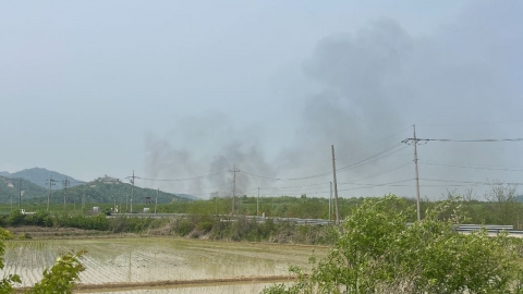 철원 비무장지대 산불 5시간여 만에 진화...뒷불 감시
