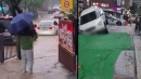 [날씨] 흙탕물 넘치고 차량 고꾸라지고...곳곳 폭우 제보