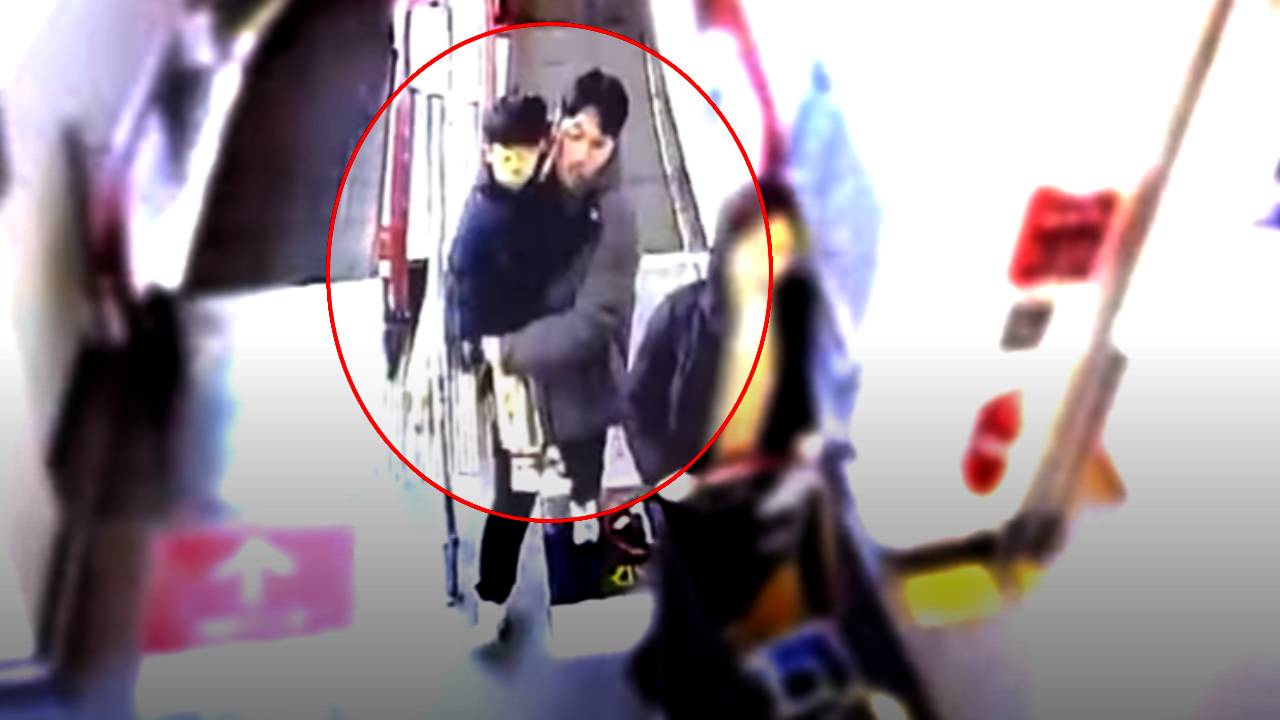 "아빠 꽉 잡아" 마트서 아이 안고 냅다 뛴 남성, 알고 보니