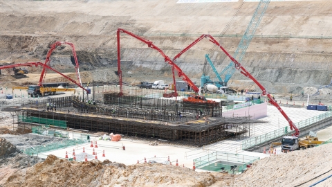 [기업] 신한울 3호기 원자로 첫 콘크리트 타설...2032년 준공예정
