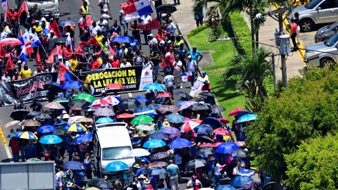 파나마 건설노조 시위 격화...한국 대사관 "외출 자제"