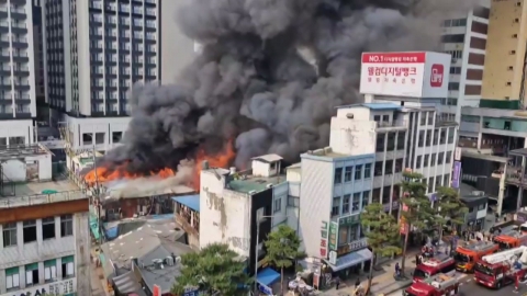  서울 입정동 건물에 불...을지로 4가→3가 전면 통제