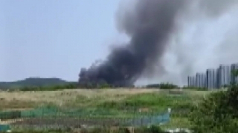  해군 "포항 야산에 해상초계기 P-3 추락...4명 탑승"