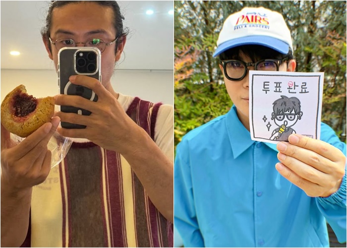 빈지노·이승환, 사전투표 첫날 올린 게시물 보니…강렬한 원색 눈길