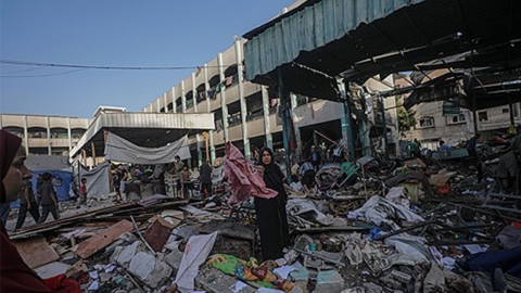 '가자 재점령' 이스라엘, '민간 대피소' 학교도 계획적 폭격