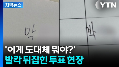 [자막뉴스] 투표하러 갔다가 '화들짝'...엉망진창 신분 확인