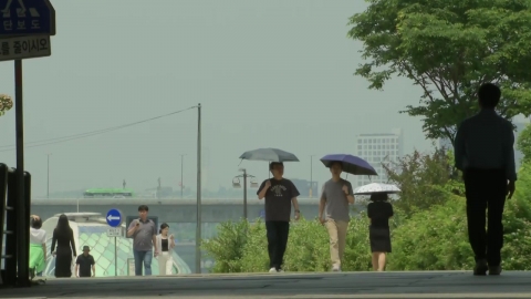 [날씨] 30℃ 안팎, 때 이른 한여름 더위…오후 곳곳 소나기