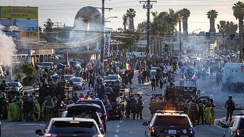 트럼프 주방위군 투입 명령 논란...이민단속 반대시위가 반란?