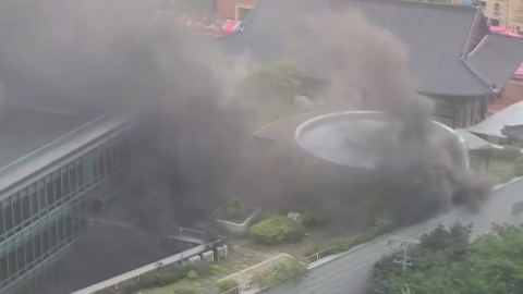  서울 조계사 인근 불교중앙박물관 화재 신고...주변 검은 연기