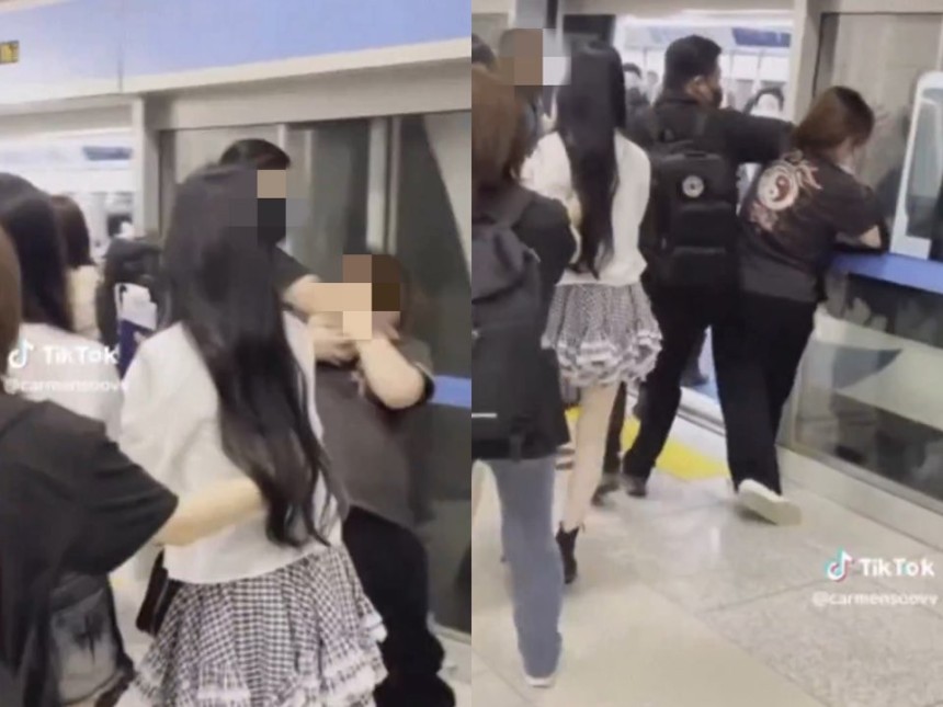 "걸그룹 경호원이 팔꿈치 가격"...연예인 과잉 경호 논란 재점화