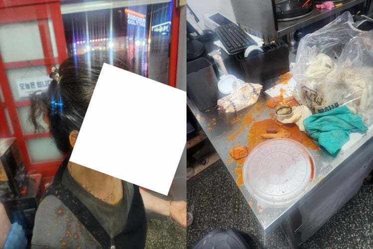 "양 적다"며 사장 모친 얼굴에 떡볶이 붓더니...'쌍방' 주장한 남성