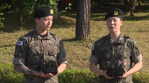 BTS 정국·지민도 전역…"기다려줘 고마워요"