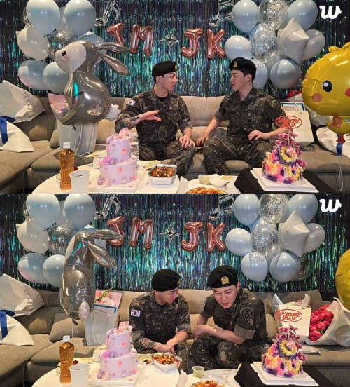 BTS 지민·정국, 전역 후 첫 라이브 "다이어트 중…연예인으로 복귀하겠다"