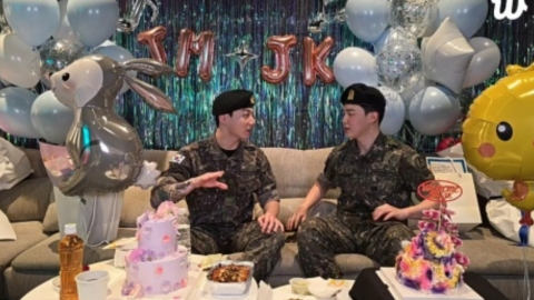 BTS 지민·정국, 전역 후 첫 라이브 "다이어트 중…연예인으로 복귀하겠다"