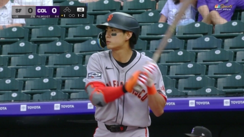 부상 털고 선발 복귀 이정후, 시즌 3호 3루타