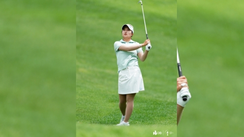 신인 김시현, 메이저대회 한국여자오픈 3라운드 공동 선두