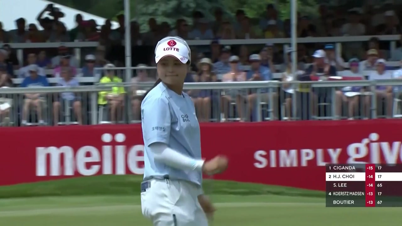 최혜진, LPGA 마이어클래식 한 타 차 준우승