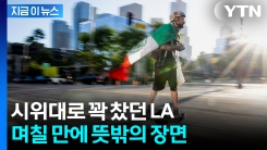 "한 명도 없었다"...LA 시위대 열기 가라앉힌 \'복병\' [지금이뉴스] 
