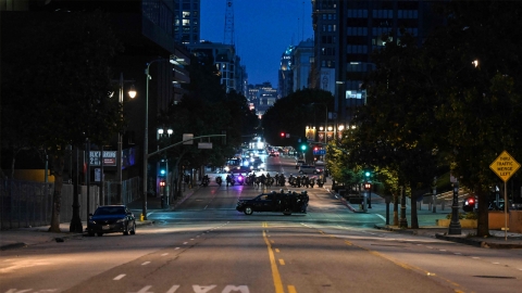 LA 시위 도심 야간 통금령 해제..."범죄 억제 성공"