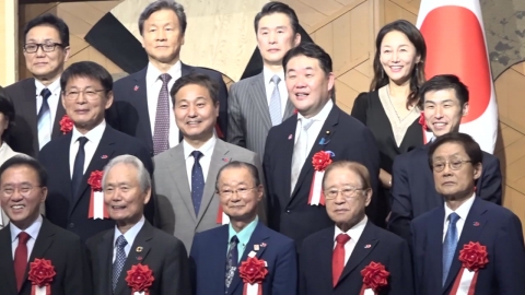 전현직 총리·핵심 각료 총집결…"한국 중시 메시지"
