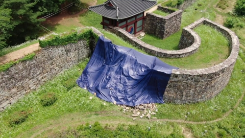 충청·호남 집중호우에 피해 속출…500년 넘은 고창읍성 붕괴