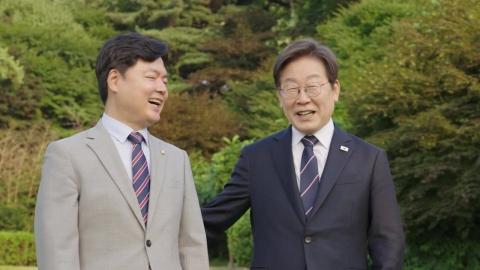 이 대통령, 여당 신임 지도부 만찬..."당정 협업·교감 절실"