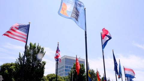 나토 정상회의 개최 헤이그에서 철통 보안 '오렌지 방패' 작전...트럼프 방탄 차량 '비스트' 도착