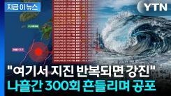日, 나흘째 300회 넘게 \'흔들\'...대재앙 예언에 \'도카라의 법칙\' 공포 [지금이뉴스]