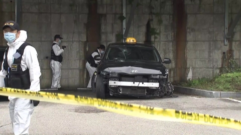택시기사 살해하고 행인 친 20대 남성 체포