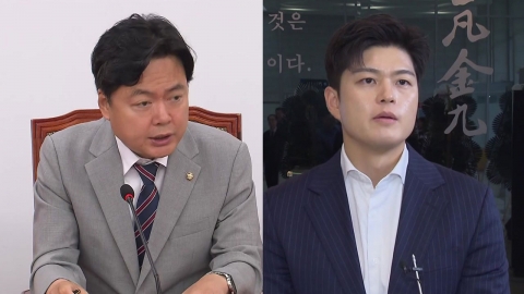 김민석 \'장외 여론전\'…"대선 불복" vs "지명철회가 협치"